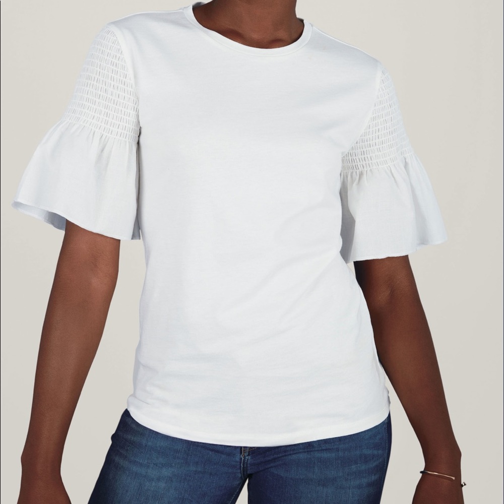 Stella and dot white top